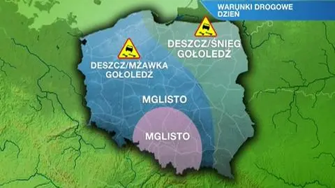 Prognoza pogody TVN Meteo dla kierowców na niedzielę