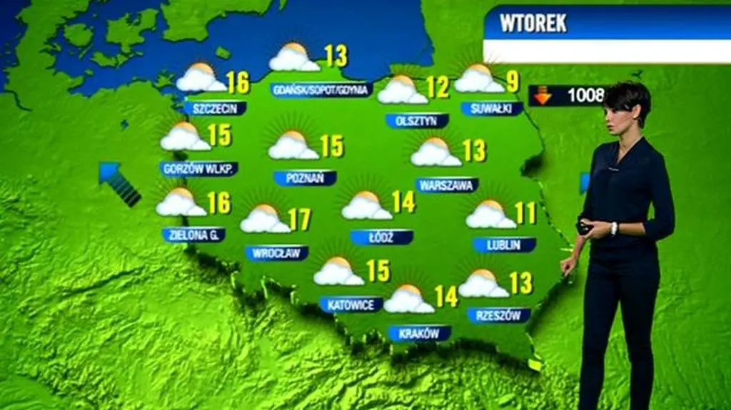 Prognoza pogody TVN Meteo na dzień, 1