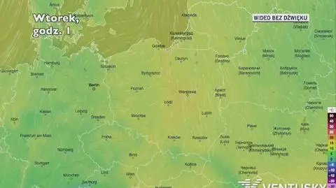 Prognozowana temperatura w najbliższych dniach