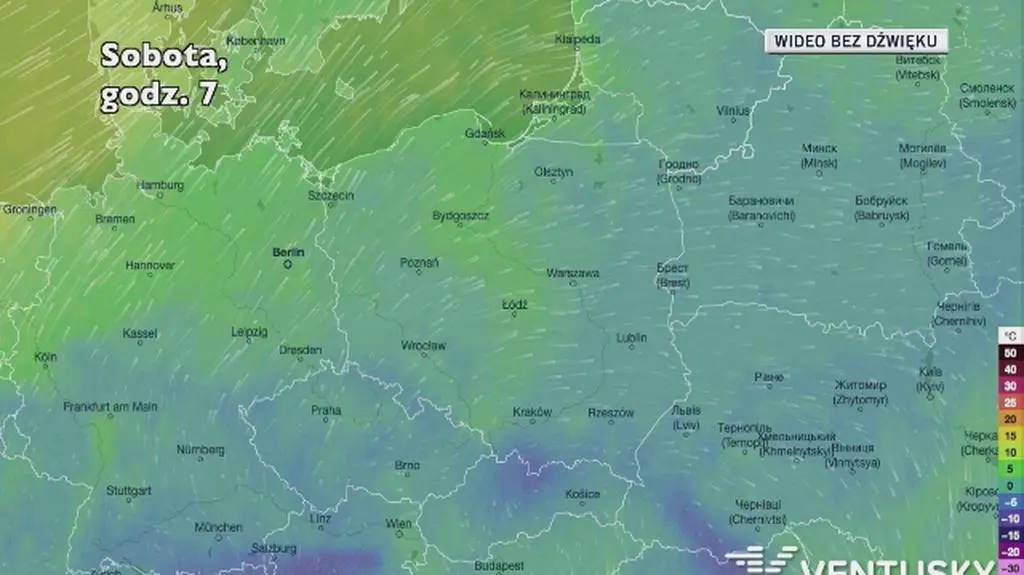 Prognozowana temperatura w najbliższych dniach