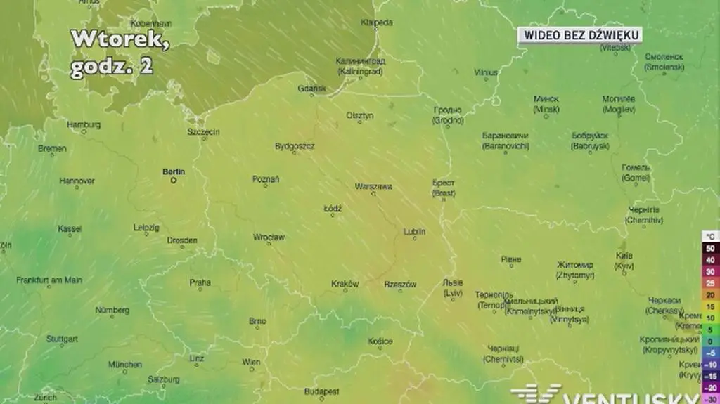 Prognozowana temperatura w najbliższych dniach