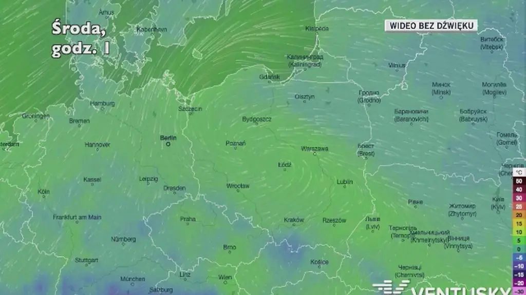 Prognozowana temperatura w najbliższych dniach