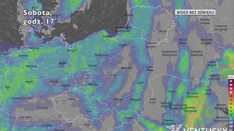 Prognozowane opady w najbliższych dniach