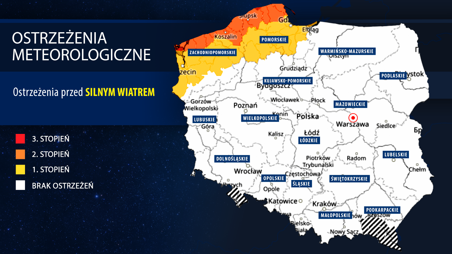 Ostrzeżenia meteorologiczne IMGW