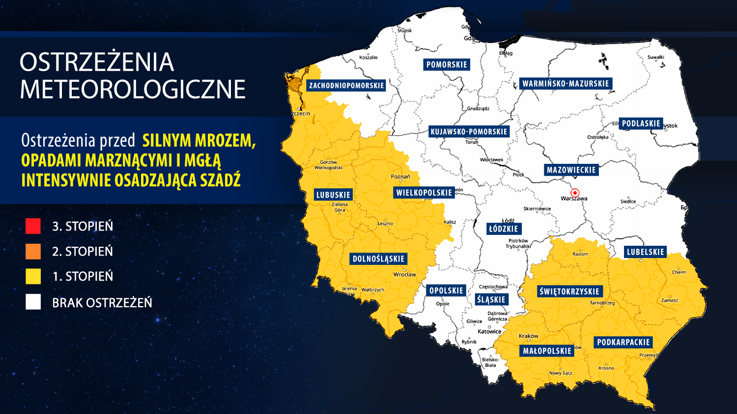 Ostrzeżenia meteorologiczne IMGW