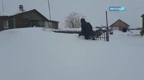 Rekordowe opady śniegu w Jakucji