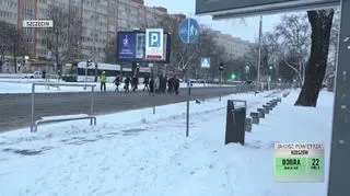 Śnieg w Szczecinie