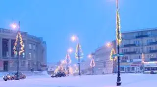 Śnieżnie zrobiło się w Białymstoku