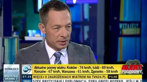 "Spokojnie zrobi się od wtorku"