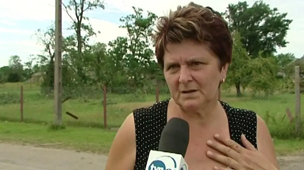 Świadkowie o wichurze na Mazowszu (TVN24)