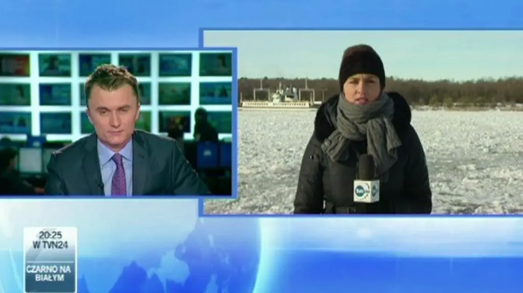 Świnoujście: zamknięta przeprawa przez Świnę (TVN24)