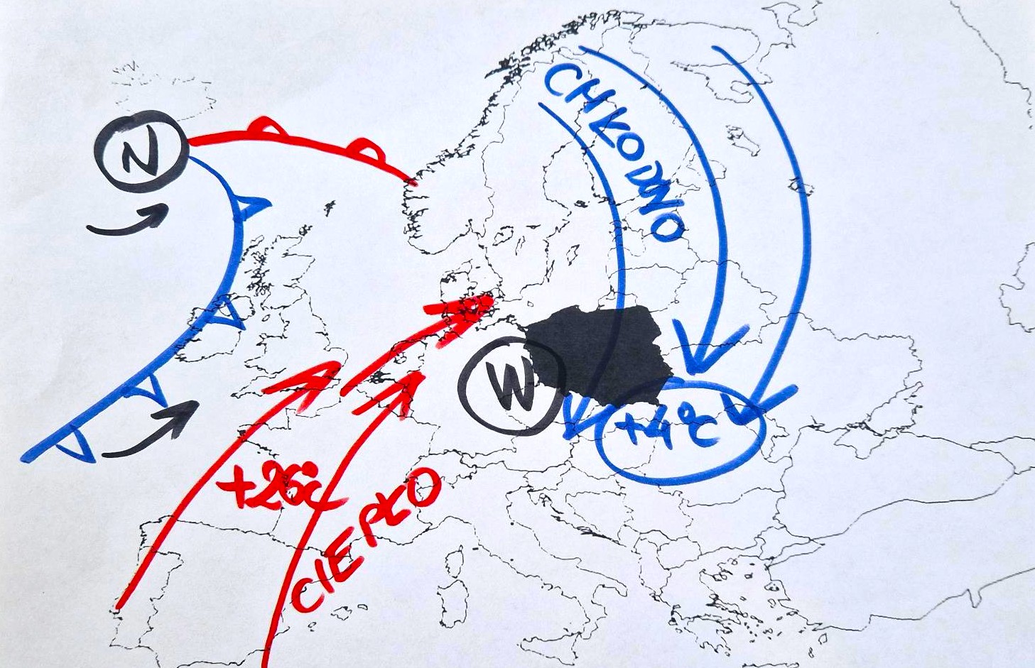 Sytuacja baryczna w Europie 