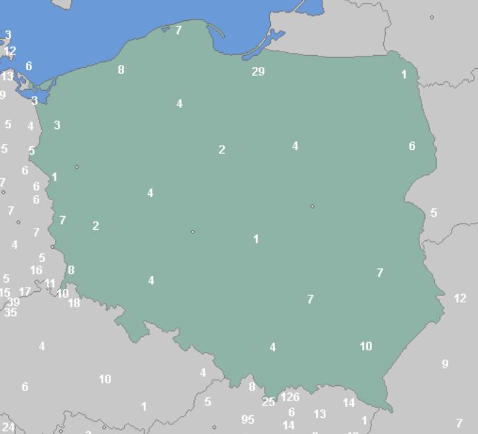 Pokrywa śnieżna w Polsce w czwartek 30.11