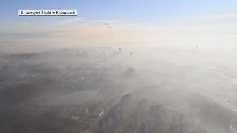 Tak wygląda smog z lotu ptaka (Uniwersytet Śląski w Katowicach)