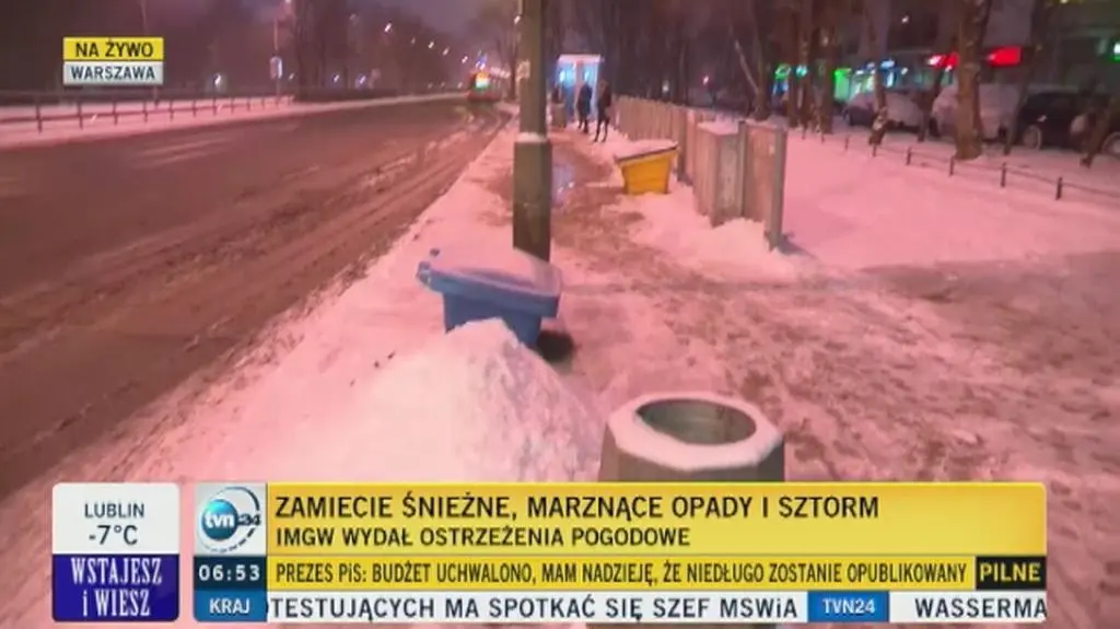 Trudna sytuacja na warszawskich drogach