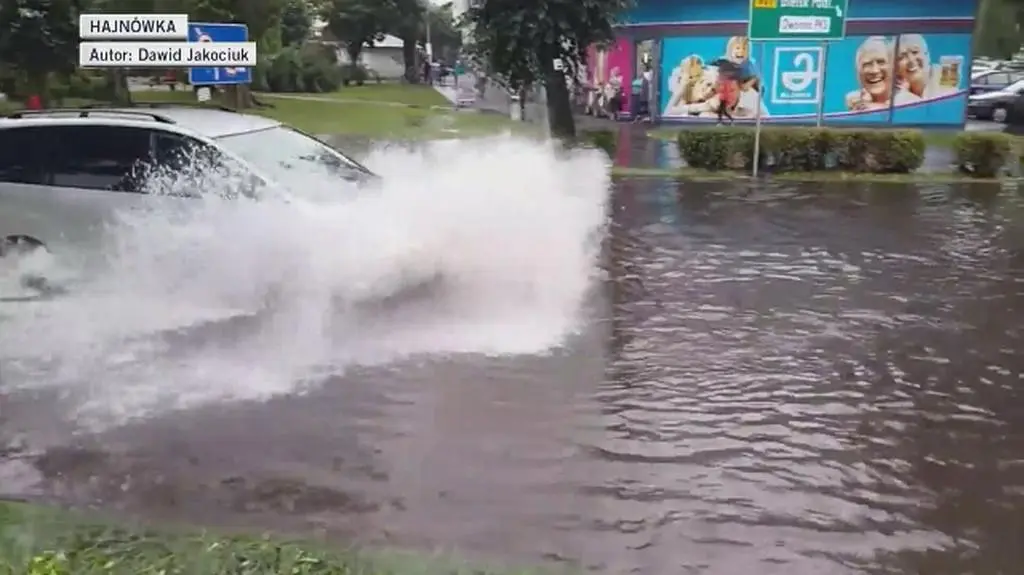 Ulewy w Hajnówce