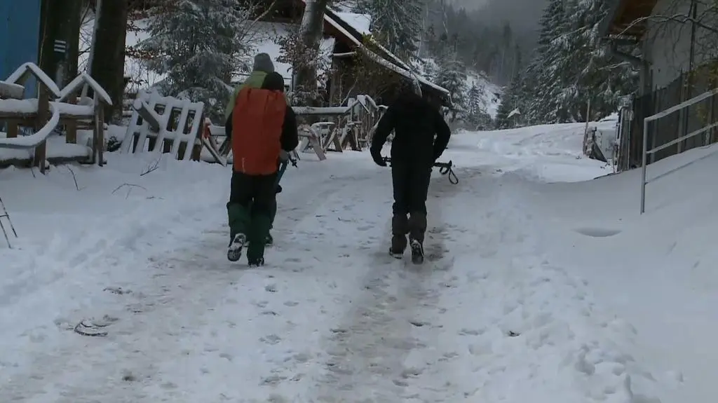 W Tatrach spadł śnieg