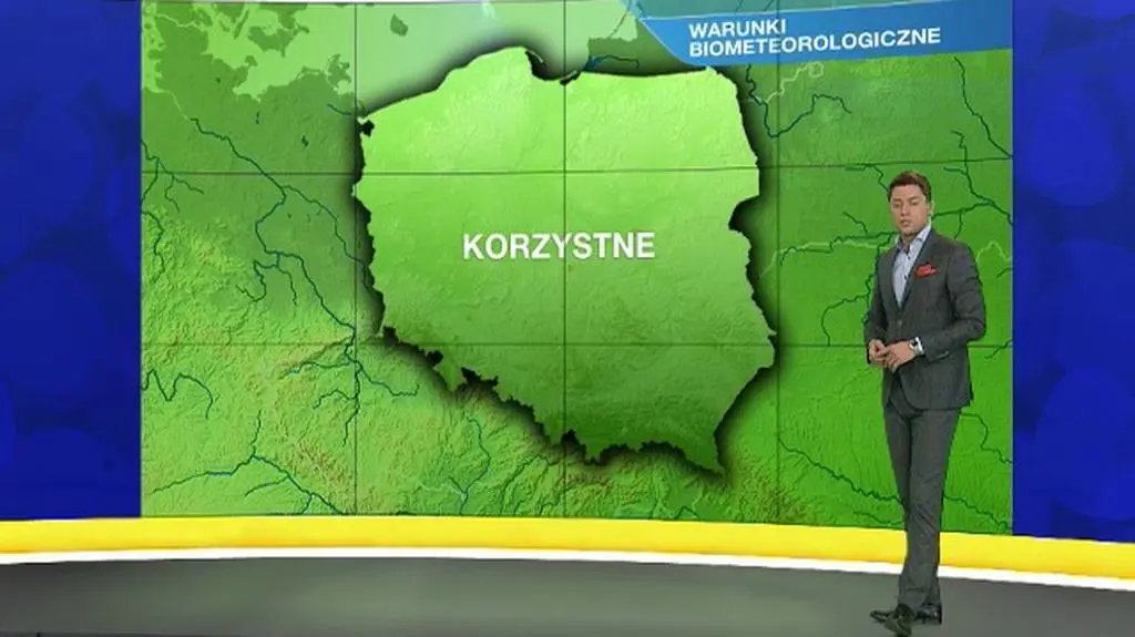 Warunki biometeo na poniedziałek