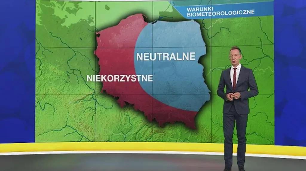 Warunki biometeo na poniedziałek