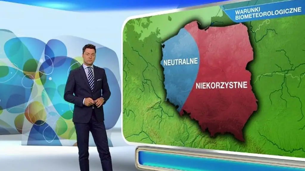 Warunki biometeo na poniedziałek