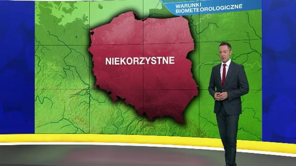 Warunki biometeo na poniedziałek