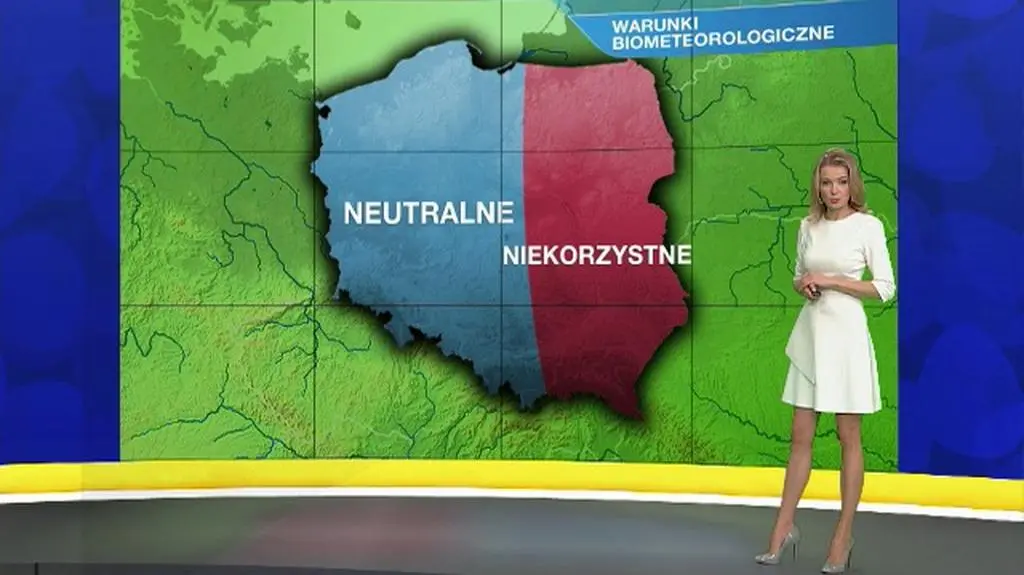 Warunki biometeo na poniedziałek