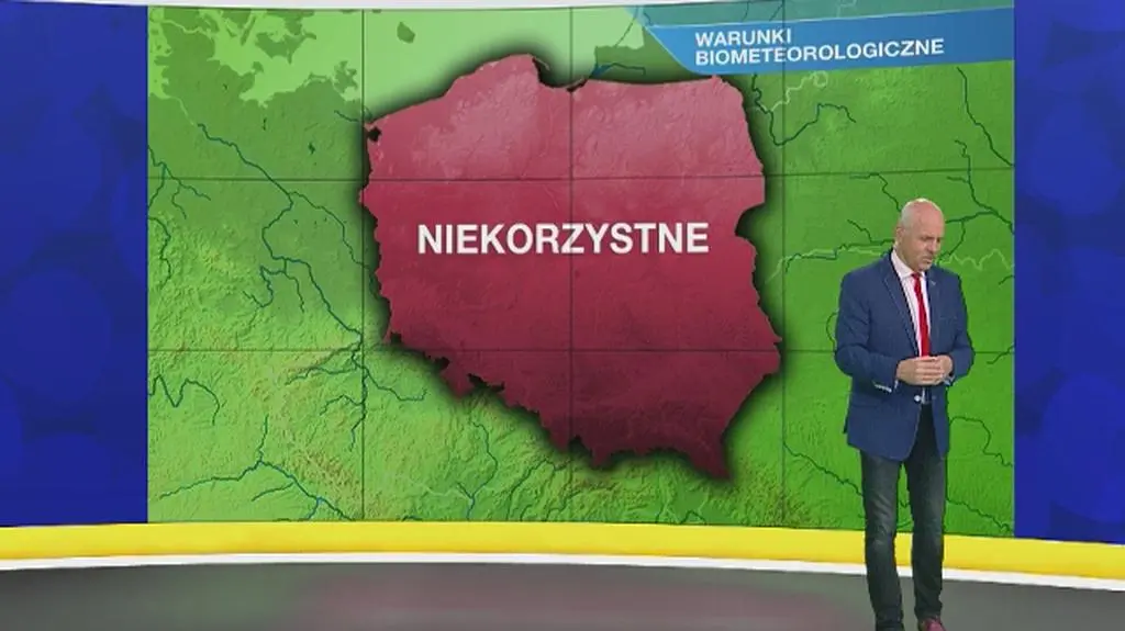 Warunki biometeo na poniedziałek