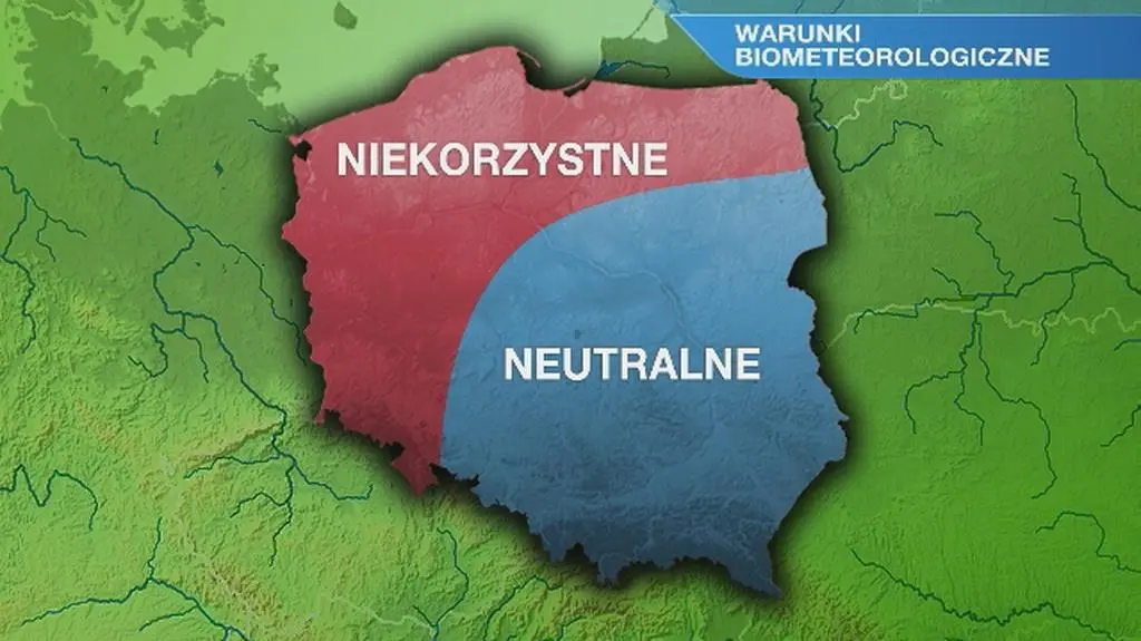 Warunki biometeo w poniedziałek 04