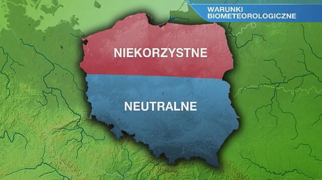 Warunki biometeo w poniedziałek 11.01