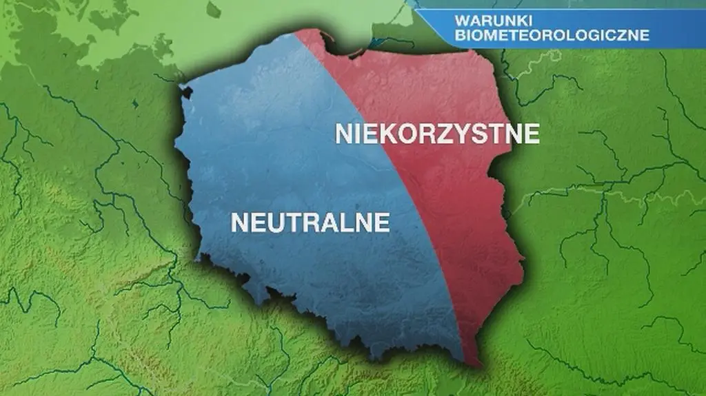 Warunki biometeo w poniedziałek 13.07