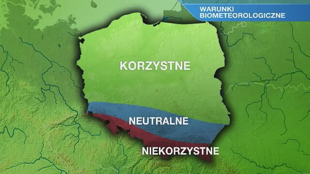 Warunki biometeo w poniedziałek 24.05