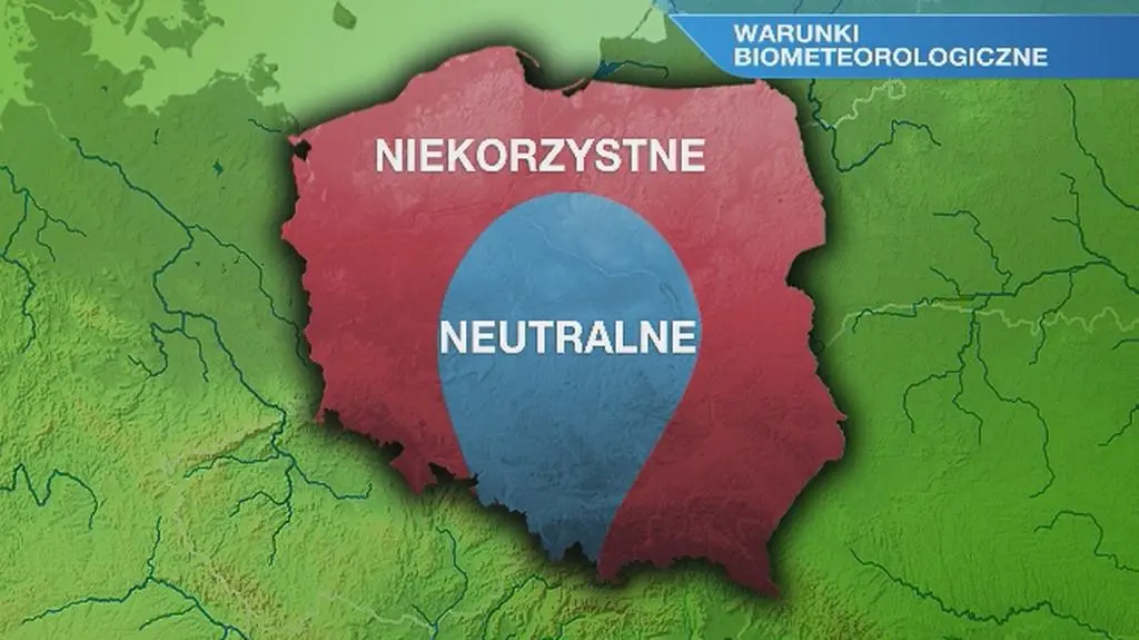Warunki biometeo w poniedziałek 5.07