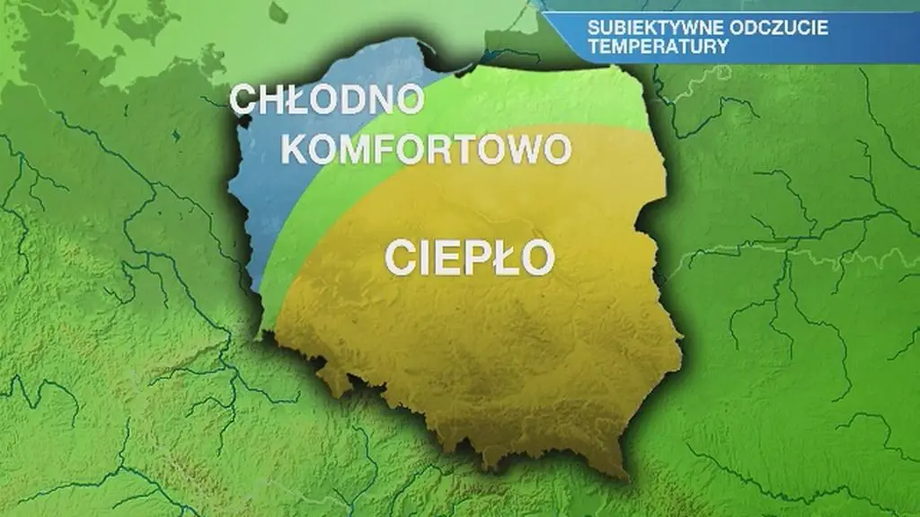 Warunki biometeo w poniedziałek