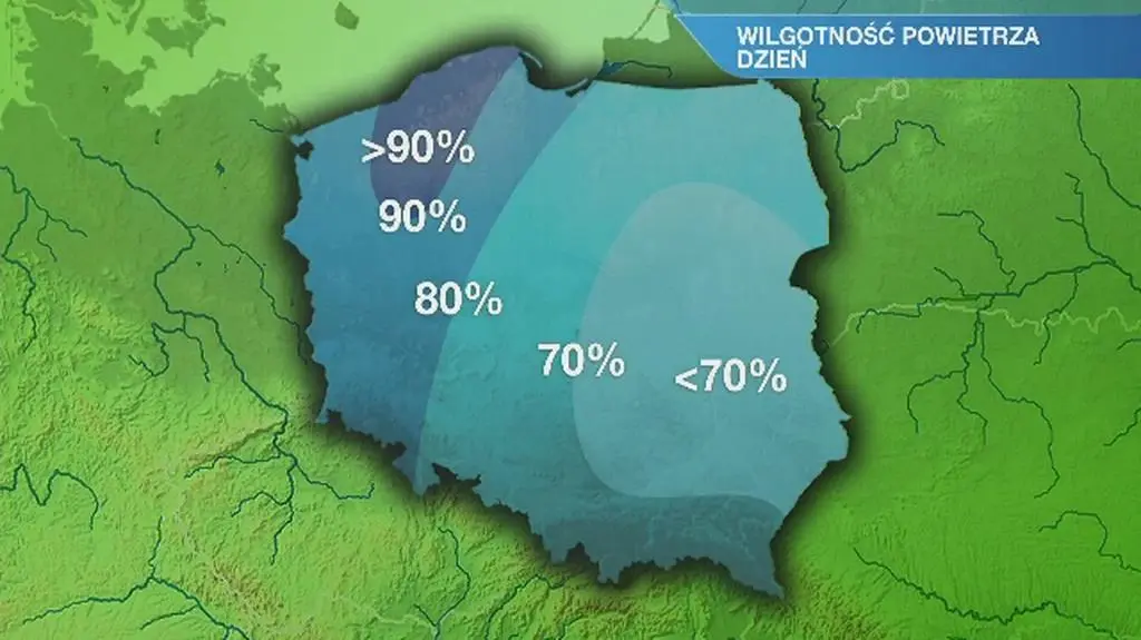 Warunki biometeo w sobotę