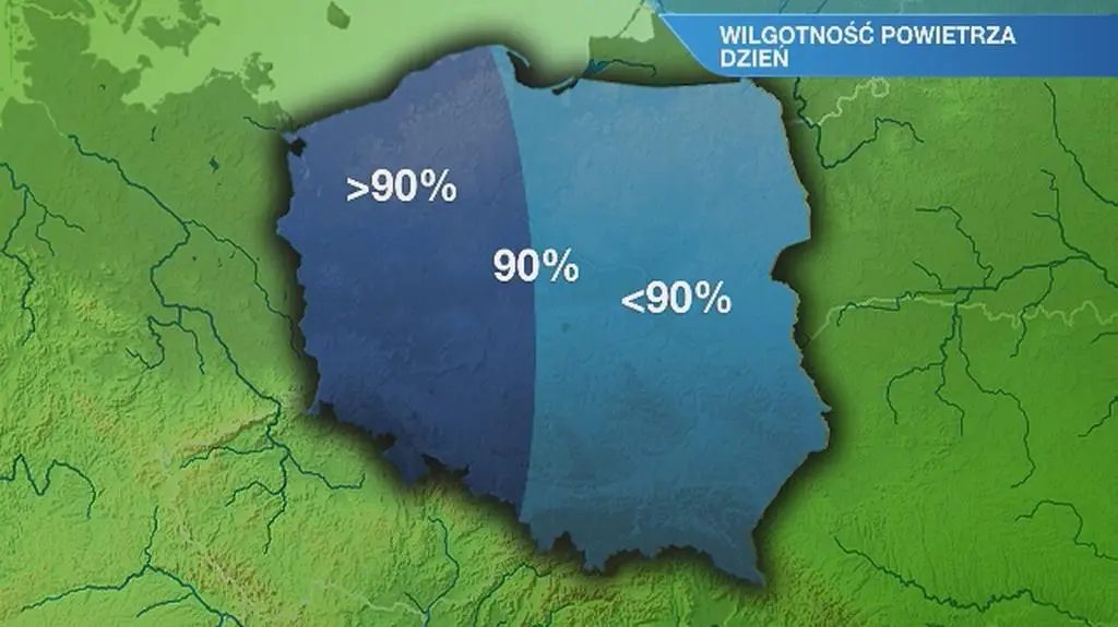 Warunki biometeo w sobotę