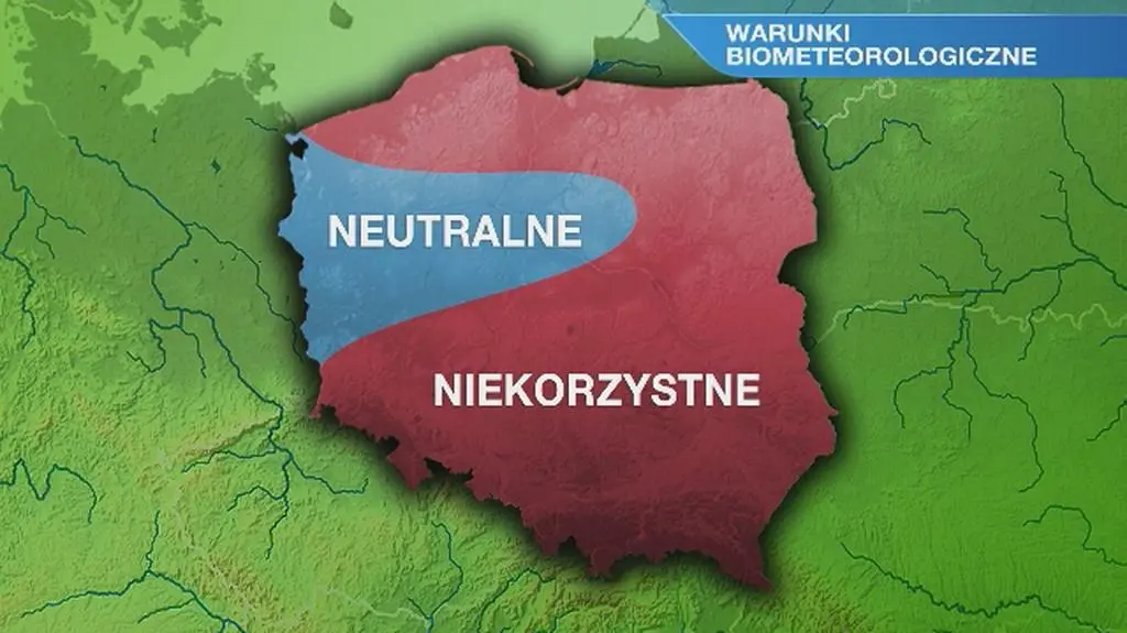 Warunki biometeo w środę 10