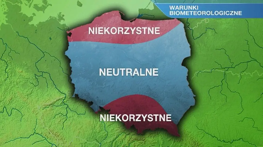 Warunki biometeorologiczna na środę