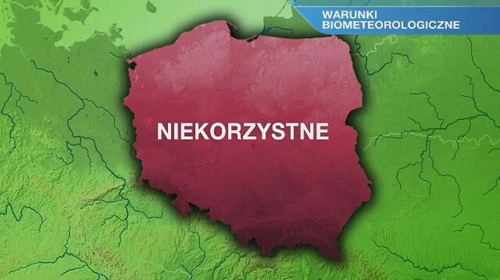 Warunki biometeorologiczna na wtorek