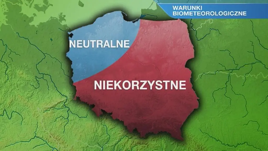 Warunki biometeorologiczne na czwartek