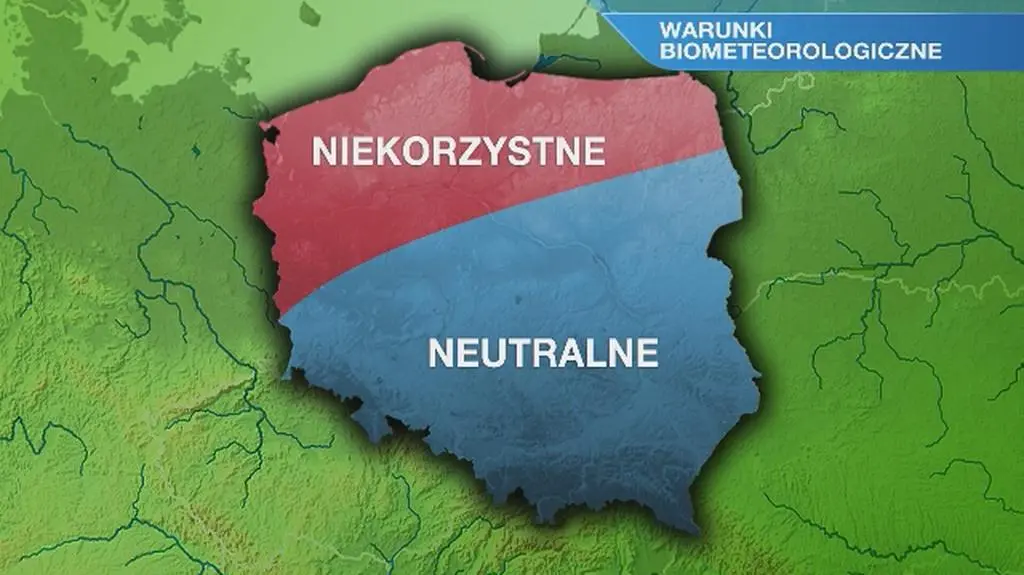 Warunki biometeorologiczne na czwartek