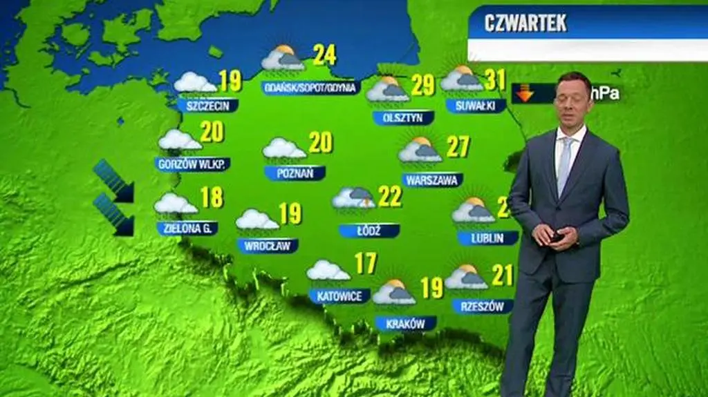 Warunki biometeorologiczne na dzień 21