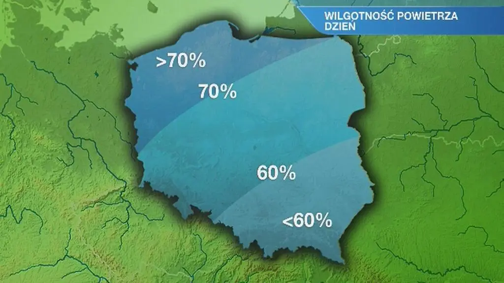Warunki biometeorologiczne na niedzielę