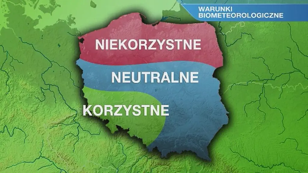 Warunki biometeorologiczne na niedzielę