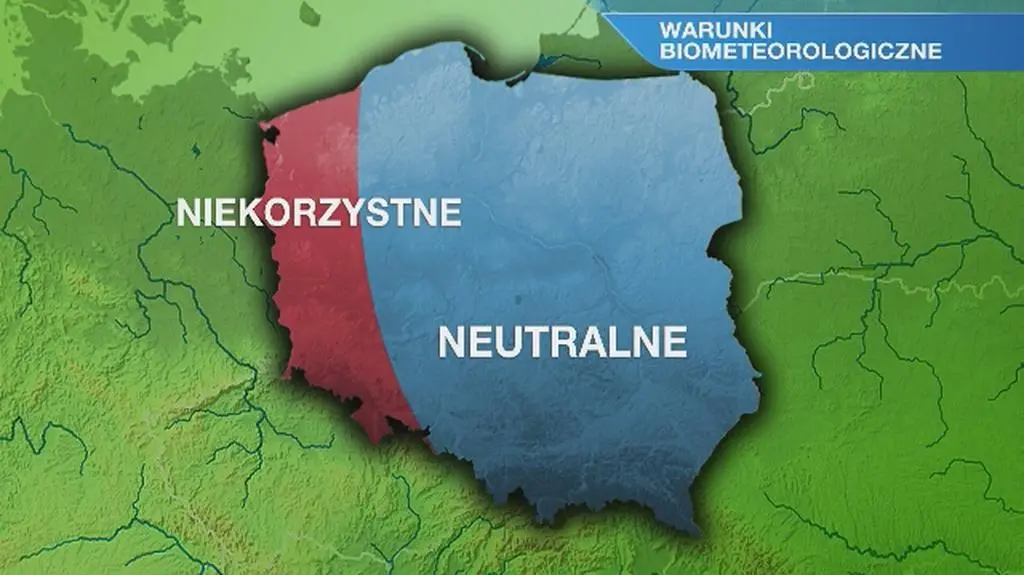 Warunki biometeorologiczne na piątek
