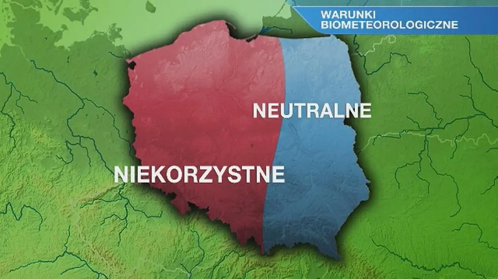 Warunki biometeorologiczne na piątek