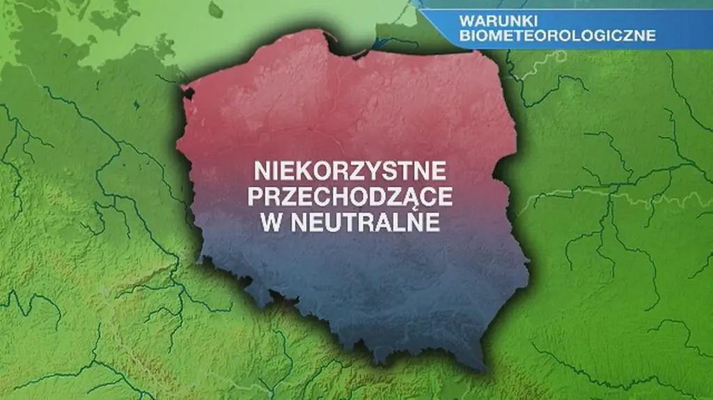 Warunki biometeorologiczne na wtorek
