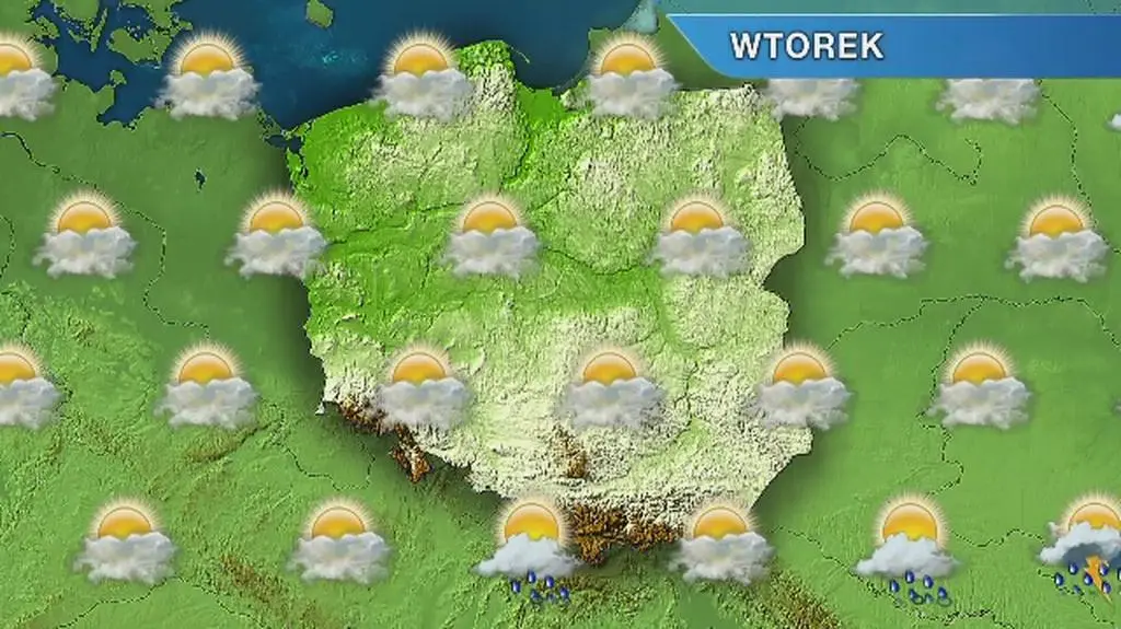 Warunki biometeorologiczne na wtorek