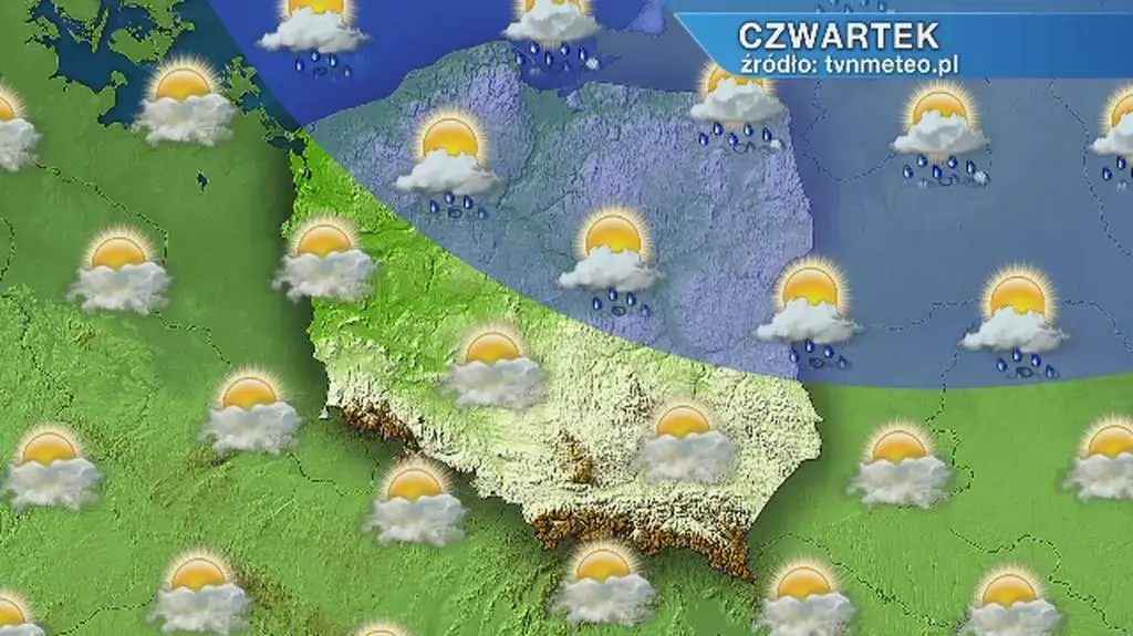 Warunki biometeorologiczne w czwartek