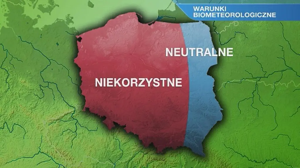 Warunki biometeorologiczne w czwartek