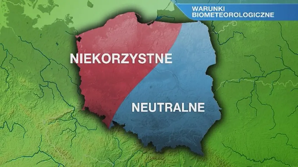 Warunki biometeorologiczne w czwartek